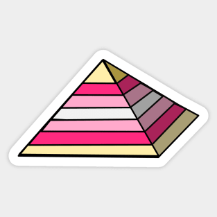 Pyramid Pride Sticker